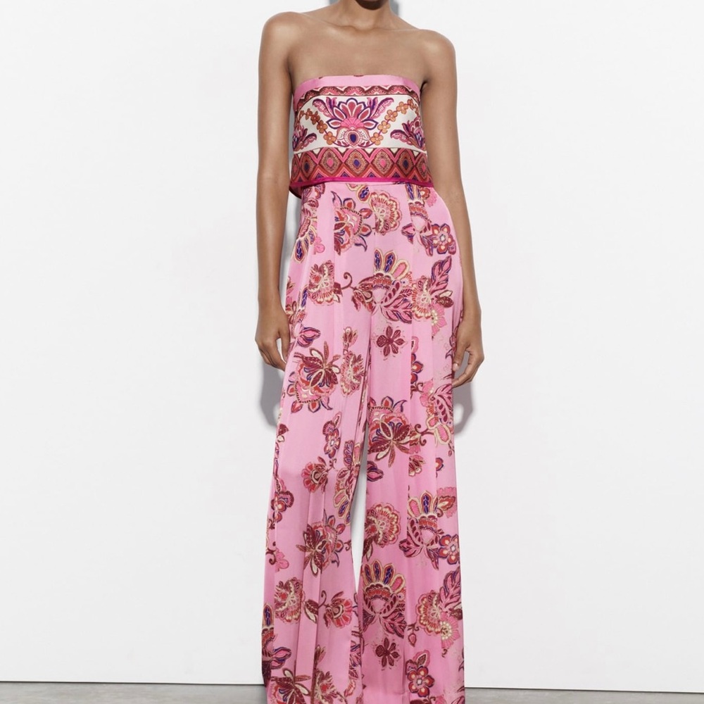 Gorgeous pink jumpsuit. Never worn!!